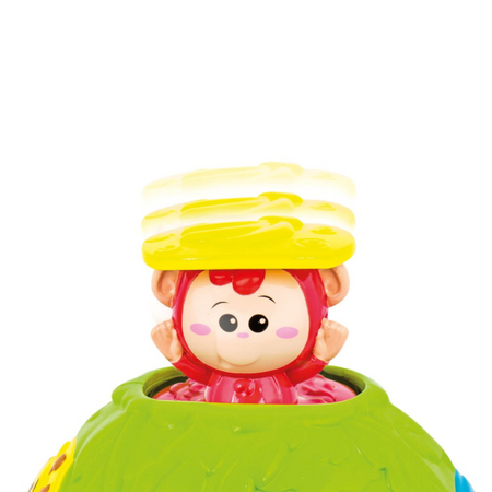 Mingiuta cu activitati Animalele Junglei, 6 luni+, Winfun 657392