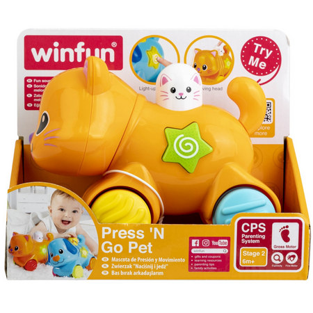 Pisicuta interactiva, 6 luni+, Winfun