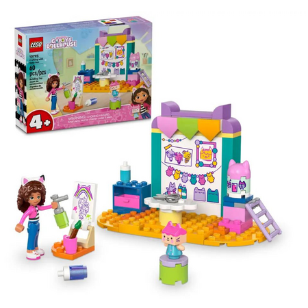 Creatii mestesugite cu Bebe Cutiuta, 4+ ani, 10795, Lego Gabbys DollHouse 657575