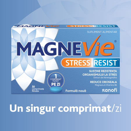 MagneVie Stress Resist, 30 comprimate filmate, Sanofi 701647