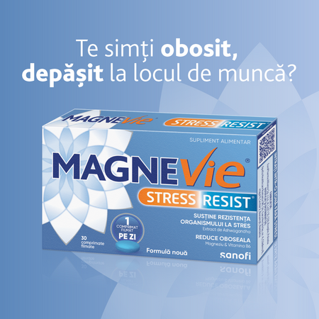 MagneVie Stress Resist, 30 comprimate filmate, Sanofi 701648