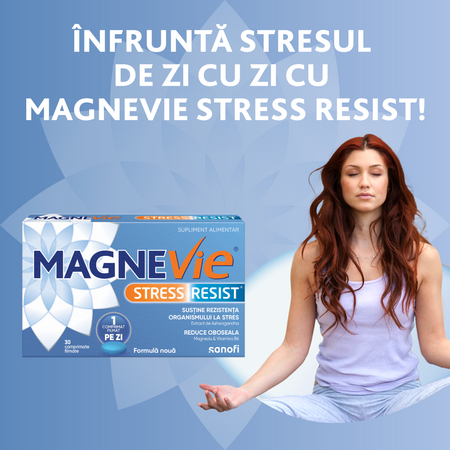 MagneVie Stress Resist, 30 comprimate filmate, Sanofi 701643
