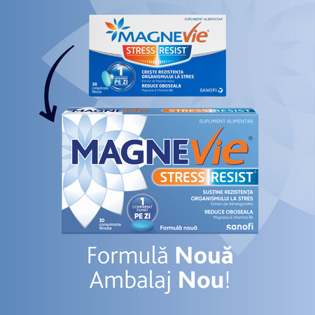 MagneVie Stress Resist, 30 comprimate filmate, Sanofi 701650