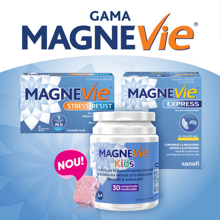 MagneVie Stress Resist, 30 comprimate filmate, Sanofi 703241