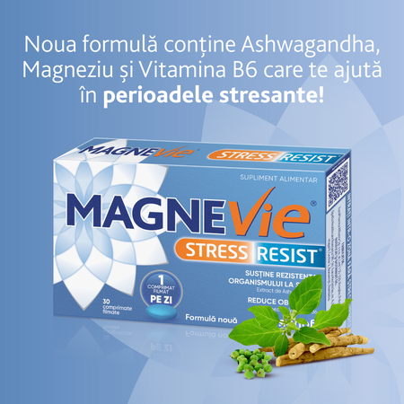 MagneVie Stress Resist, 30 comprimate filmate, Sanofi 701649