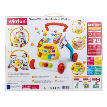 Antemergator cu centru de activitati, 6 luni+, Winfun 657702