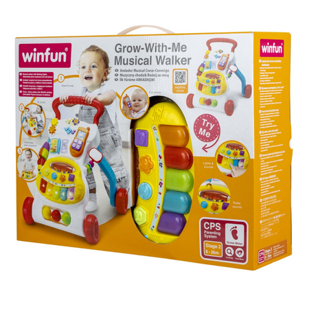 Antemergator cu centru de activitati, 6 luni+, Winfun 657704