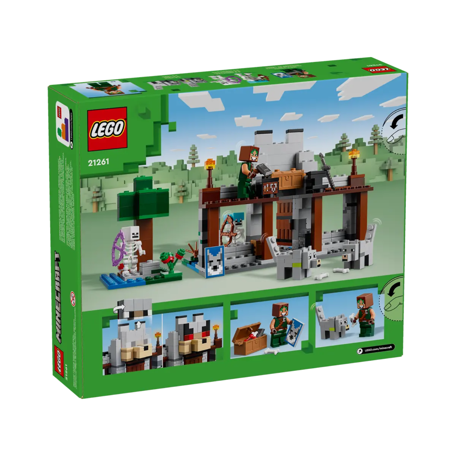 Fortareata Lupilor, 8+ ani, 21261, Lego Minecraft