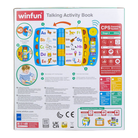 Carte cu activitati, 2 ani+, Winfun 657719