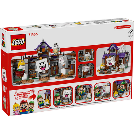 Conacul bantuit al lui King Boo, 8+ ani, 71436, Lego Super Mario