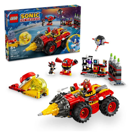Super Sonic vs Egg Drillster, 8+ ani, 76999, Lego Sonic 657788