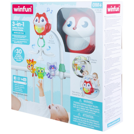 Proiector 3 in 1 Vulpita, 0 luni+, Winfun 657744