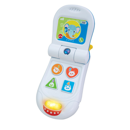 Telefon cu clapeta si sunete, 3 luni+, Winfun 657762