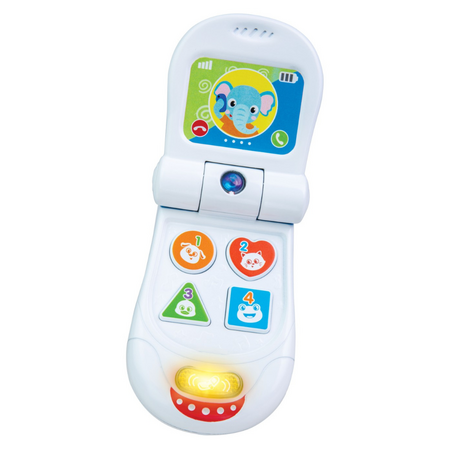 Telefon cu clapeta si sunete, 3 luni+, Winfun 657764