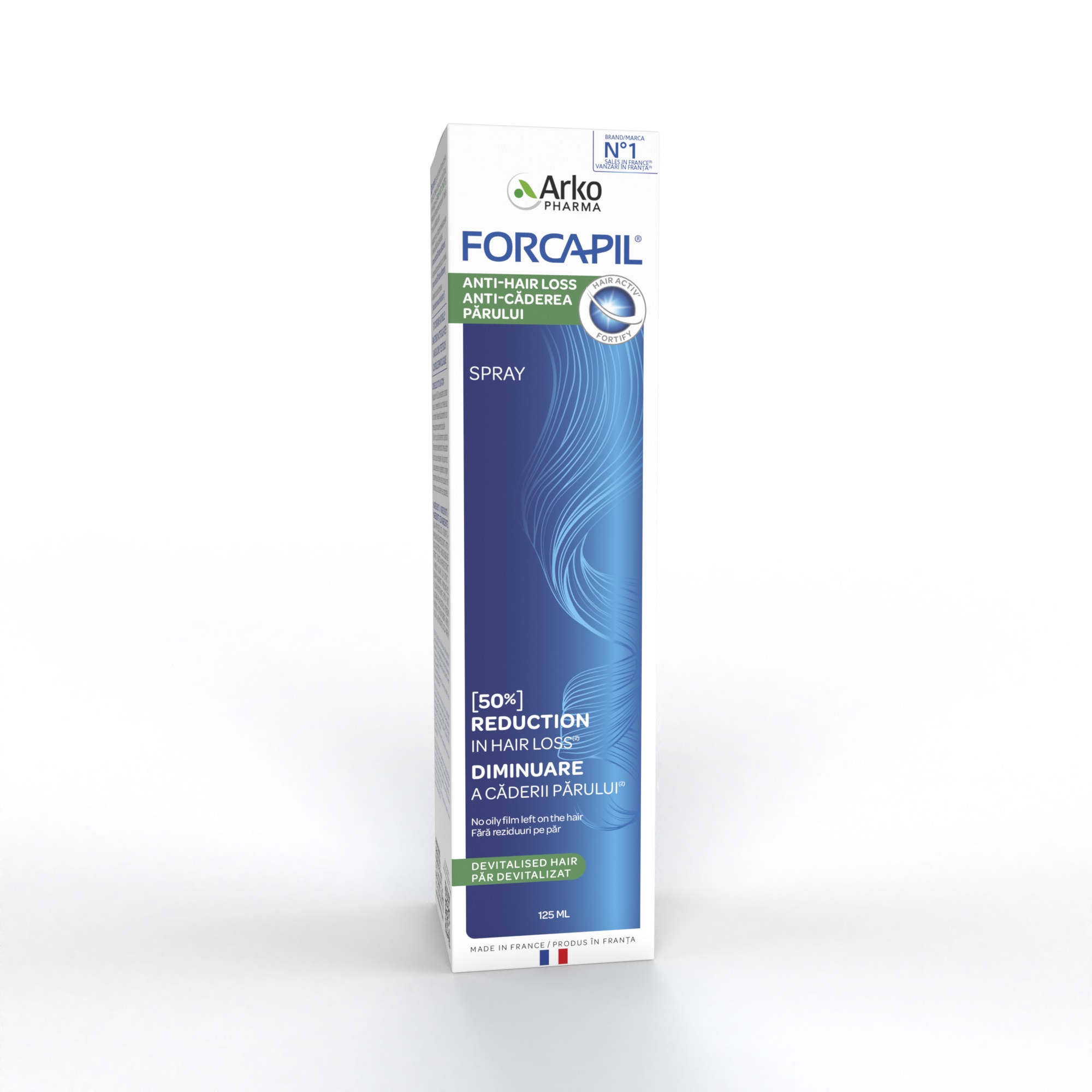 Spray impotriva caderii parului, 125 ml, Forcapil