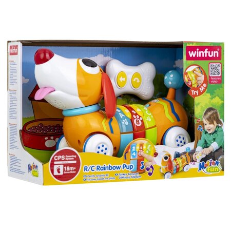 Catelus cu telecomanda, +18 luni, Winfun 657840