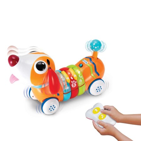 Catelus cu telecomanda, +18 luni, Winfun 657834