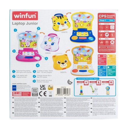 Laptop ursulet, +12 luni, Winfun 657898