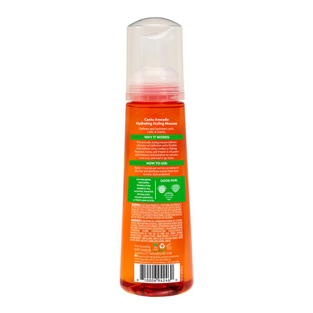 Spuma de par pentru styling cu ulei de avocado Coils & Waves, 248 ml, Cantu 657933
