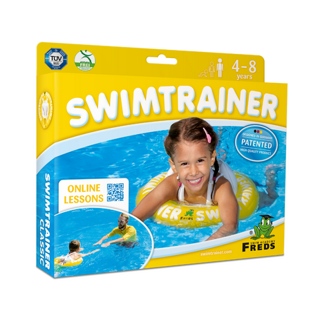 Colac Swimtrainer classic, Galben, 4-8 ani, Freds Swim Academy 707198
