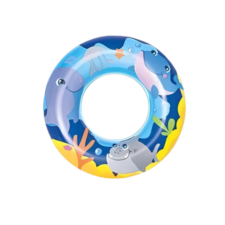 Colac de inot gonflabil pentru copii, 51 cm, Sea Adventures, +3 ani, BestWay 712286