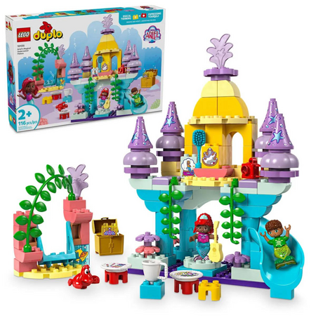 Palatul subacvatic magic al lui Ariel, 2+ ani, 10435, Lego Duplo 658019
