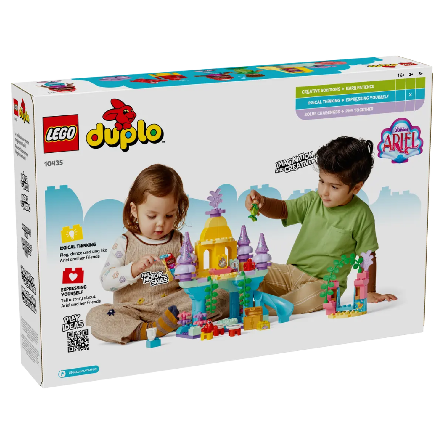 Palatul subacvatic magic al lui Ariel, 2+ ani, 10435, Lego Duplo