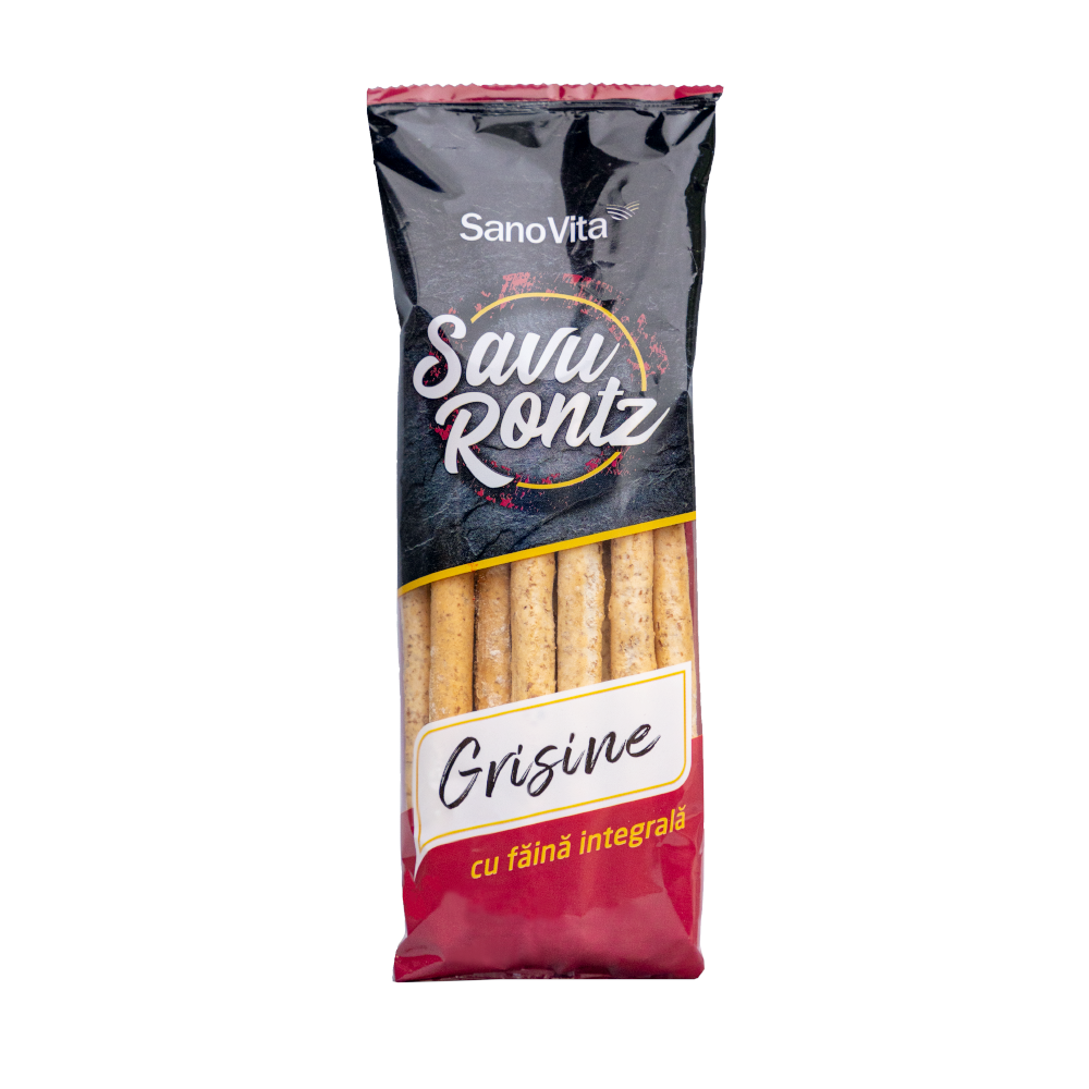 Grisine simple cu faina integrala Savu Rontz, 50g, Sanovita