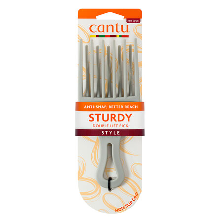 Pieptene pentru stilizarea parului cu rand dublu de peri, 1 buc, Cantu