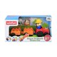 Tractoras cu remorca si figurina fermier, +18 luni, Winfun 658104