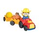 Tractoras cu remorca si figurina fermier, +18 luni, Winfun 658105