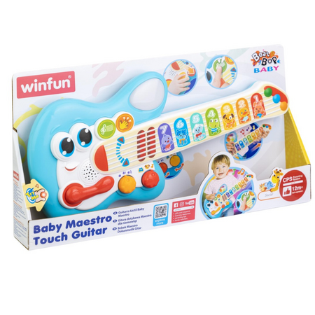 Chitara cu sunete si lumini, 12 luni+, Winfun 658170