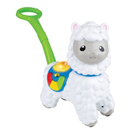 Jucarie de impins Alpaca, +12 luni, Winfun 658243