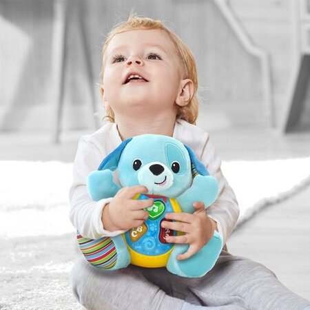 Canta si invata cu catelusul Blueberry, +3 luni, Winfun 658251