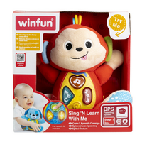 Jucarie plus Canta si invata cu Maimutica, 3 luni+, Winfun