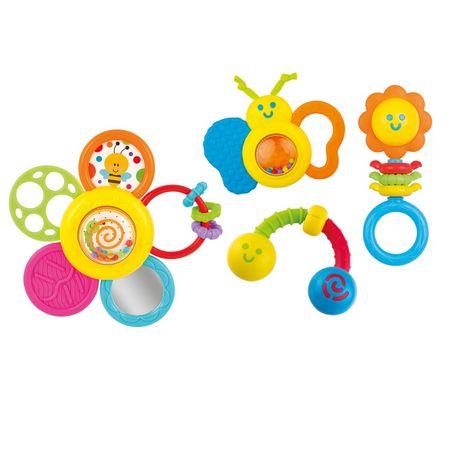 Set 4 zornaitori, 0 luni+, Winfun 658348