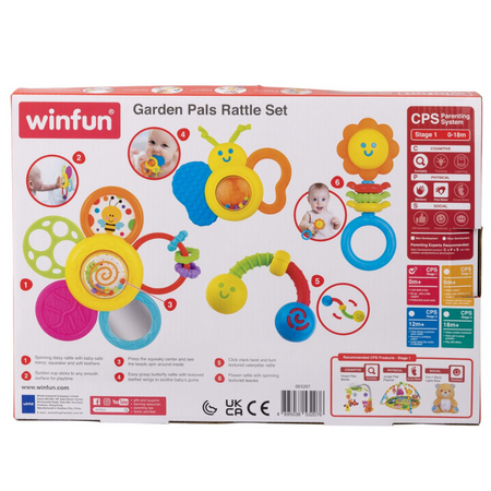 Set 4 zornaitori, 0 luni+, Winfun 658350
