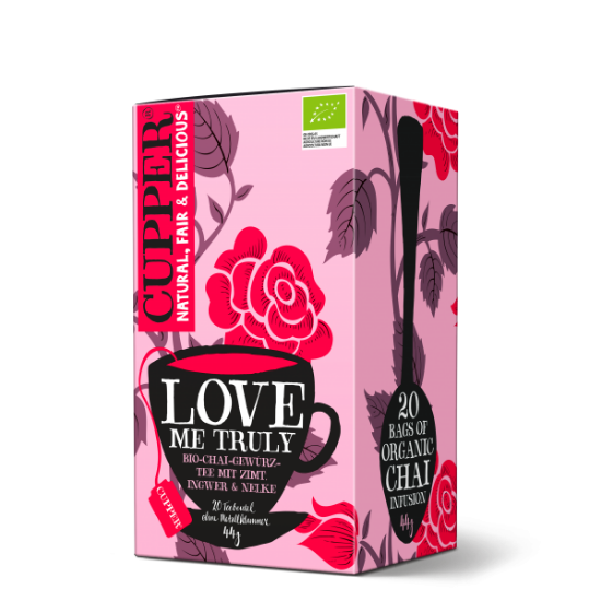 Ceai Bio Love Me Truly, 20 plicuri, Cupper