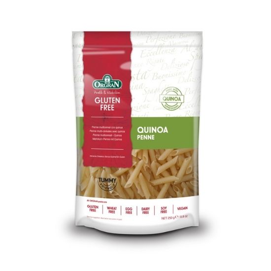 Paste Penne cu Quinoa fara gluten, 250 gr, Orgran