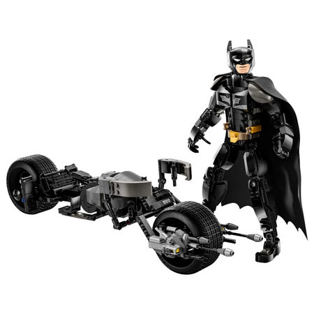 Figurina de constructie Batman si motocicleta Bat-Pad, 12+ ani, 76273, Lego Super Heroes 658683