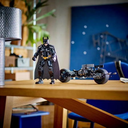 Figurina de constructie Batman si motocicleta Bat-Pad, 12+ ani, 76273, Lego Super Heroes 658682
