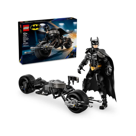 Figurina de constructie Batman si motocicleta Bat-Pad, 12+ ani, 76273, Lego Super Heroes 658678