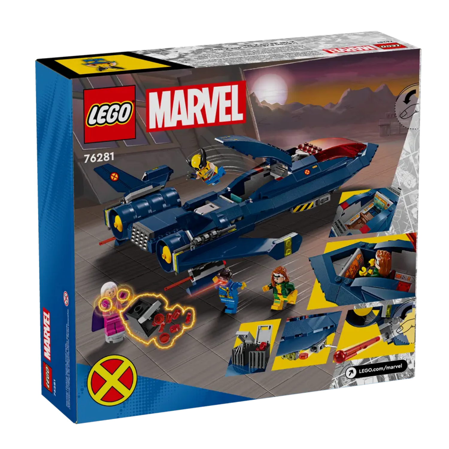 Avionul X Jet al X Men, 8+ ani, 76281, Lego Marvel Super Heroes