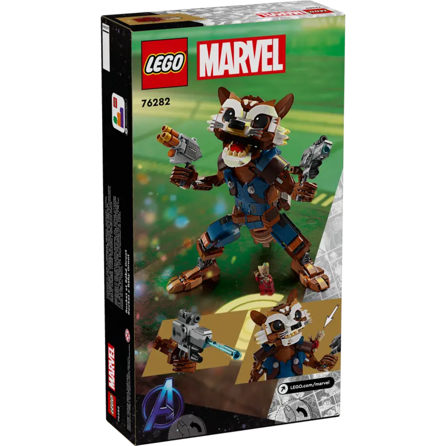 Rocket si Bebelusul Groot, 10+ ani, 76282, Lego Marvel Super Heroes