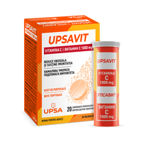 Upsavit Vitamina C, 1000 mg, 20 comprimate efervescente, Upsa