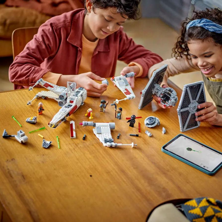 Hibrid Tie Fighter si X-Wing, 9+ ani, 75393, Lego Star Wars 658817