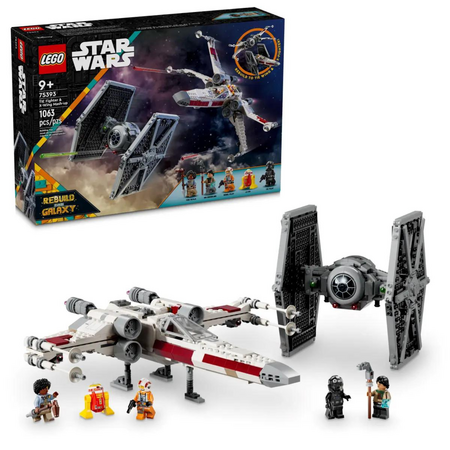 Hibrid Tie Fighter si X-Wing, 9+ ani, 75393, Lego Star Wars 658816