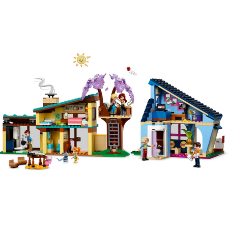 Casele familiale ale lui Olly si Paisley, 7+ ani, 42620, Lego Friends 658892