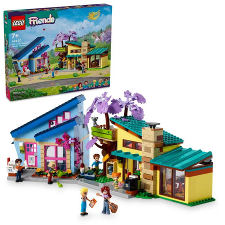 Casele familiale ale lui Olly si Paisley, 7+ ani, 42620, Lego Friends 658897