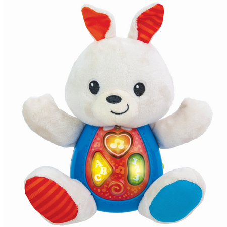 Jucarie Canta si invata cu Iepurele Bouncy, 3 luni+, Winfun 658949